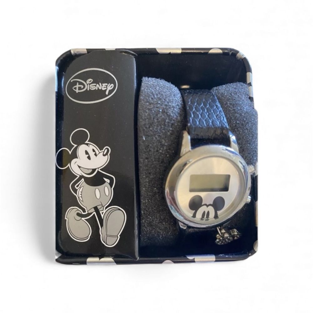 New Disney Peeping Mickey Mouse Accutime Watch In Box MK1039